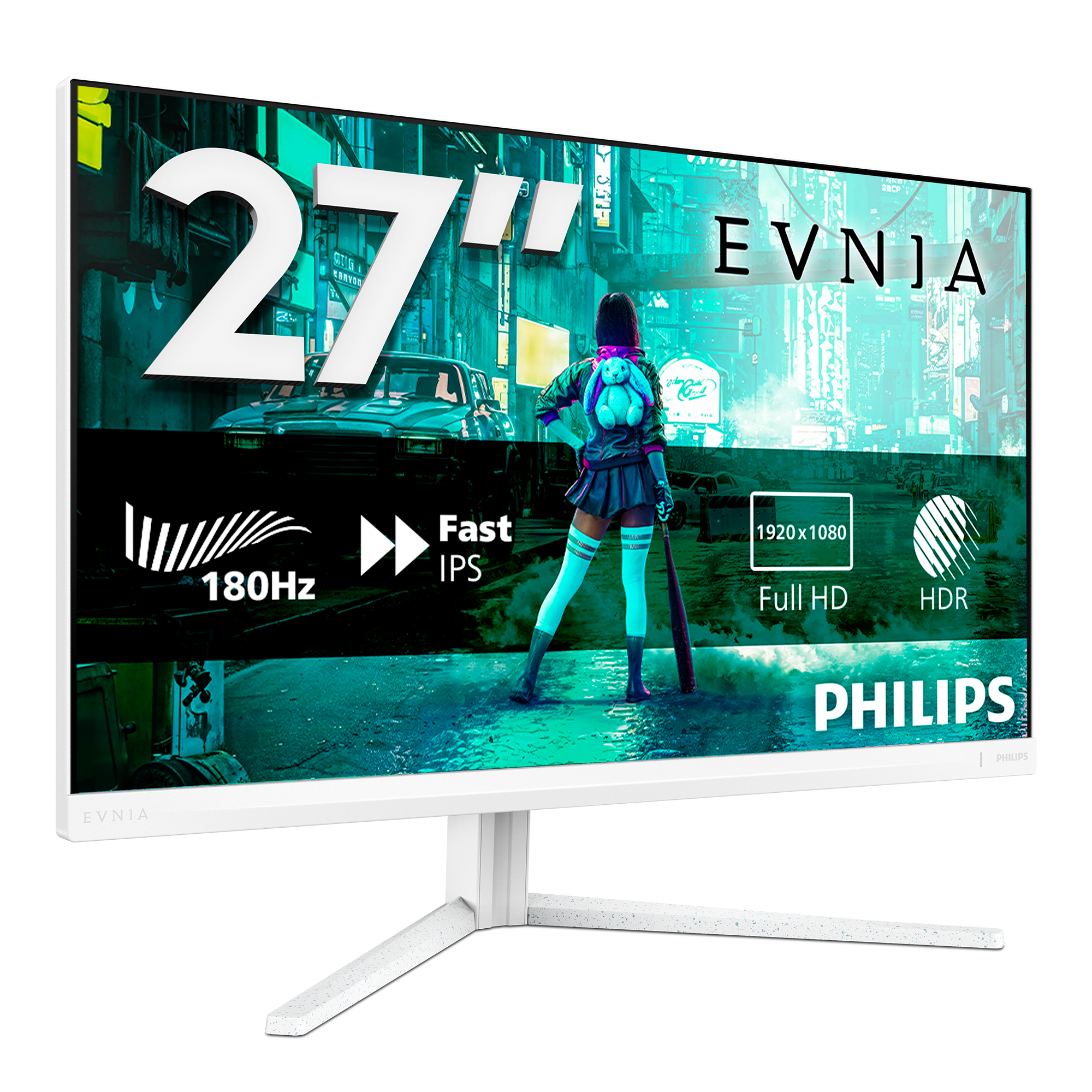 Philips Evnia 27M2N3201A/00 computer monitor 68.6 cm (27″) 1920 x 1080 pixels Full HD LCD White image 2