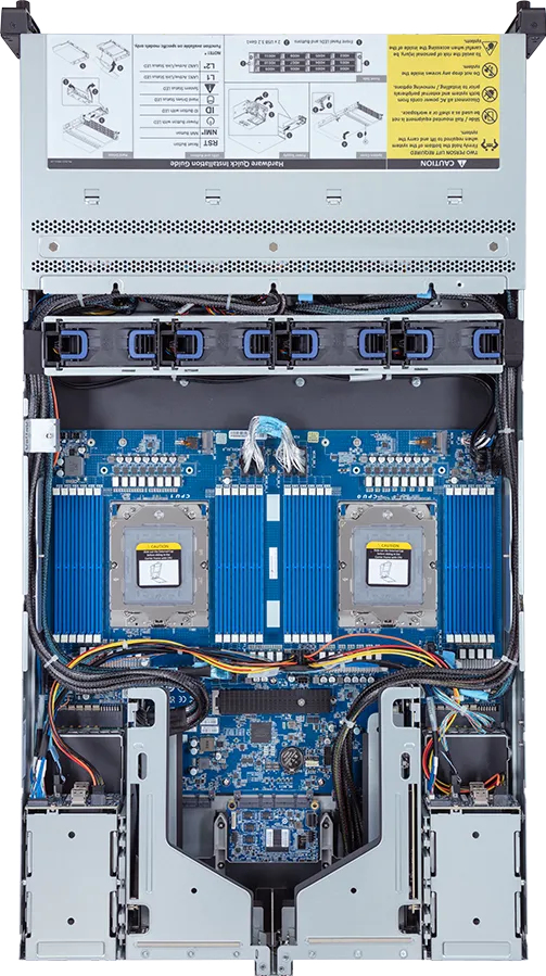 GIGABYTE R283-Z90-AAV2 LGA 6096 Rack (2U) Black, Steel – image 3
