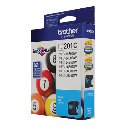 Brother LC201C ink cartridge 1 pc(s) Original Standard Yield Cyan – image 5