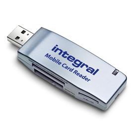 Integral INCRMOBILE card reader Silver – image 1