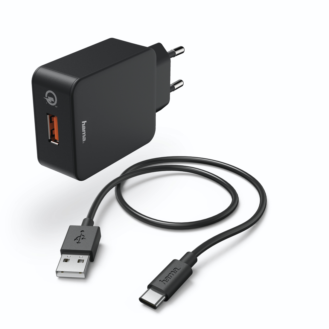 Hama 00183230 mobile device charger Smartphone Black AC Fast charging Indoor – image 1