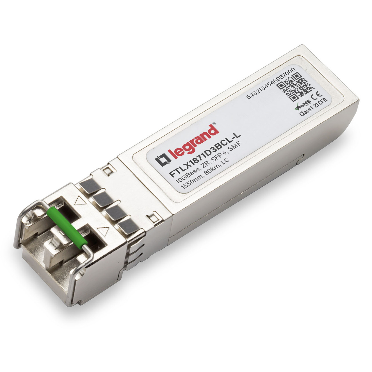 Legrand FTLX1871D3BCL-L network transceiver module Fiber optic 10000 Mbit/s SFP+ 1550 nm