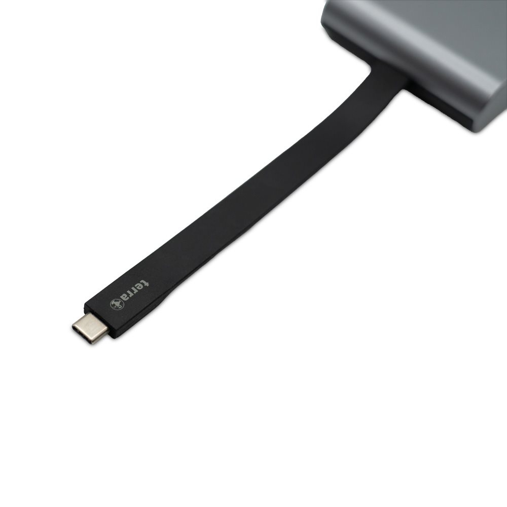 TERRA 1480459 laptop dock/port replicator Wired USB 3.2 Gen 2 (3.1 Gen 2) Type-C Light grey, Dark Grey – image 5