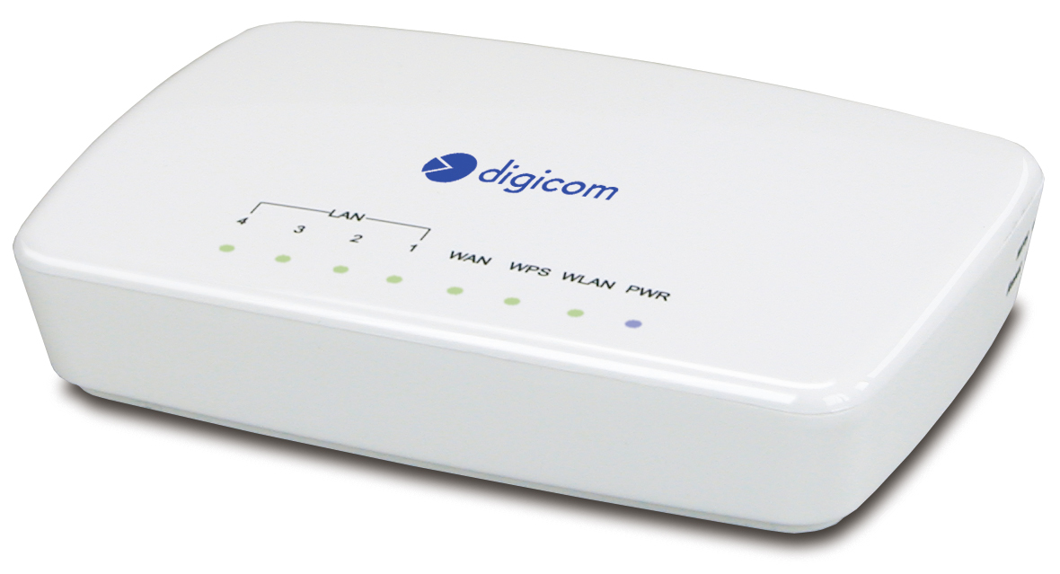 Digicom 8E4465 wireless router Fast Ethernet White