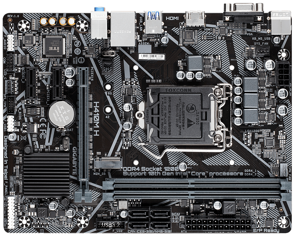 GIGABYTE H410M H – image 2