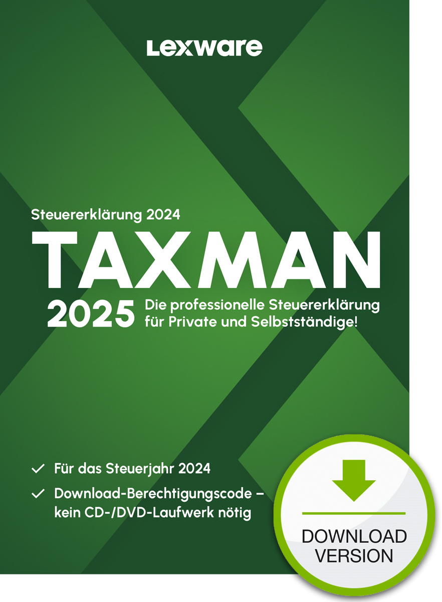 Lexware TAXMAN 2025 Download Dichiarazione dei redditi 1 licenza/e