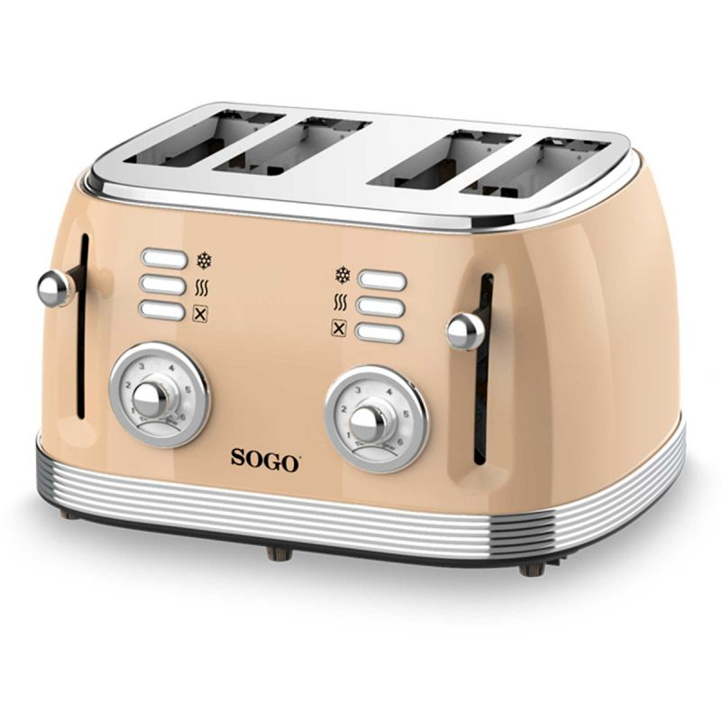 Sogo TOS-SS-5475 toaster 6 4 slice(s) Beige – image 8