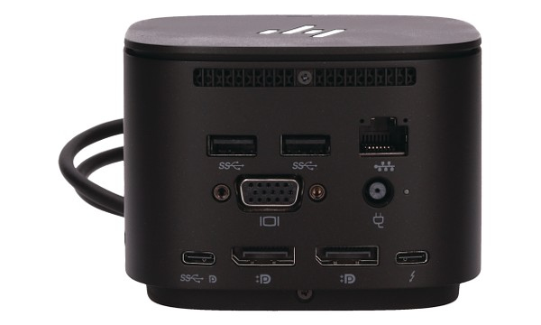 2-Power ALT267730B laptop dock/port replicator Wired Thunderbolt Black – image 2