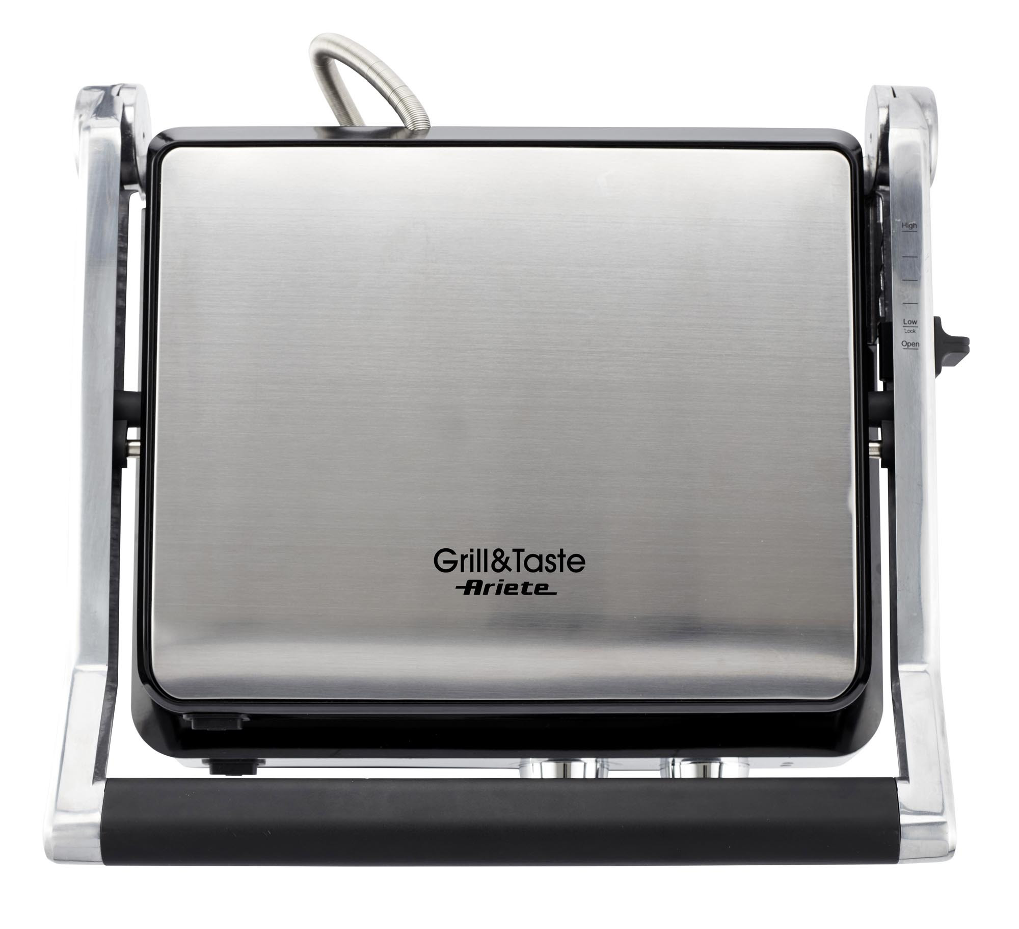 Ariete 1918 Grill & Taste - Electric Grill - Removable non-stick tilting plates - 180 ° opening - 5 Temperatures - 2000 Watt - Stainless Steel – image 4