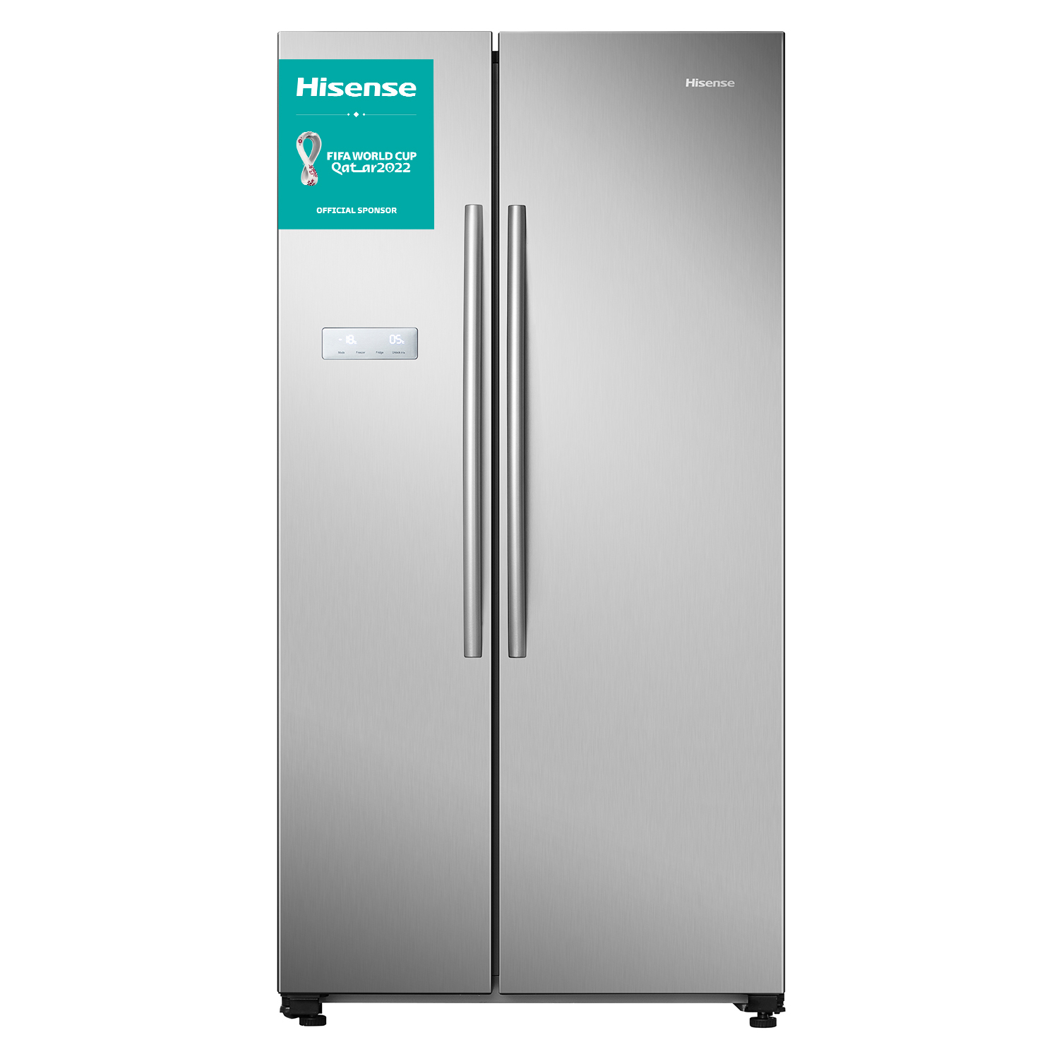 Hisense RS741N4AC2 side-by-side refrigerator Freestanding