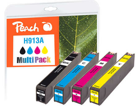 Peach PI300-744 ink cartridge 4 pc(s) Compatible Black, Cyan, Magenta, Yellow