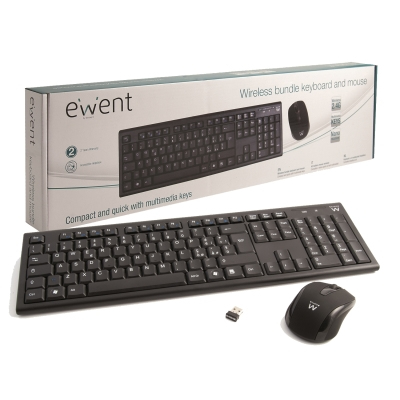 Ewent EW3134 keyboard Mouse included Spanish Black – image 4