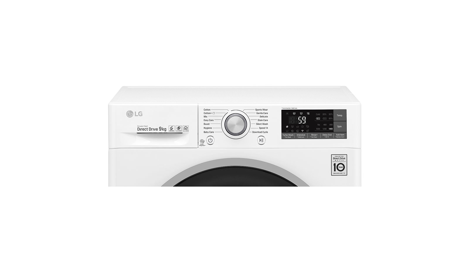 LG F4J7VNP1W washing machine Front-load – image 6