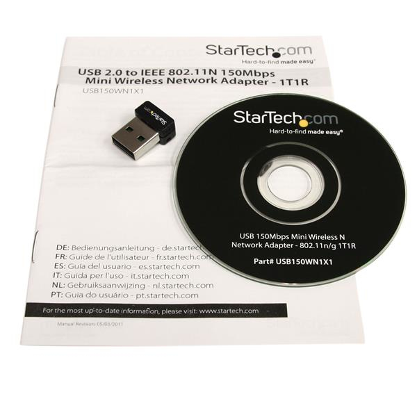 StarTech.com USB 150Mbps Mini Wireless N Network Adapter - 802.11n/g 1T1R – image 3