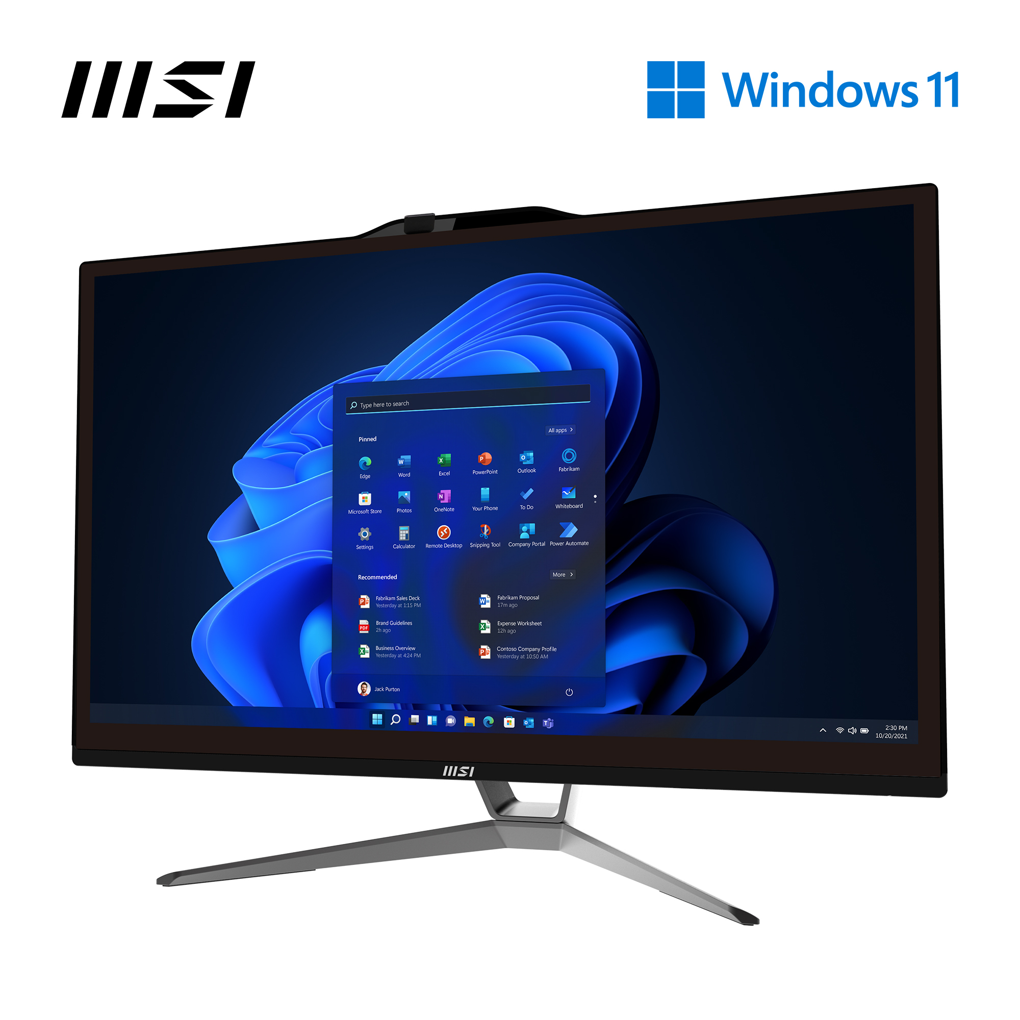 MSI PRO AP222T 13M G7400 4GB 128GB W11P – image 4