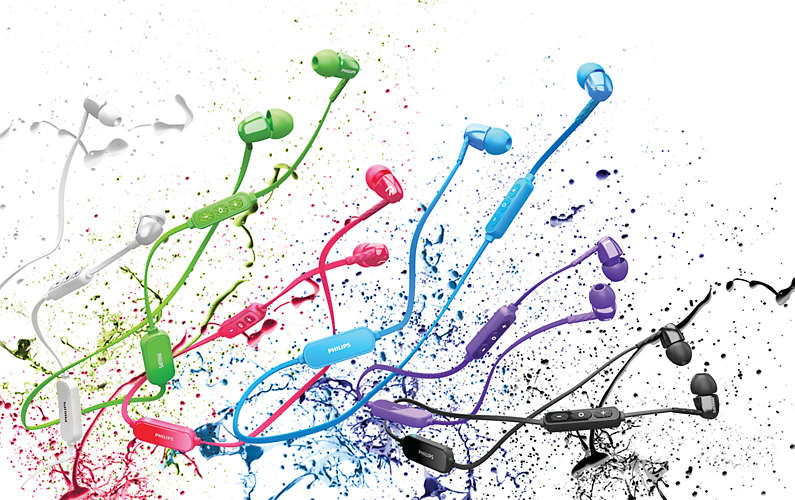 Philips SHB5850WT/27 headphones/headset Wireless In-ear Bluetooth White – image 1