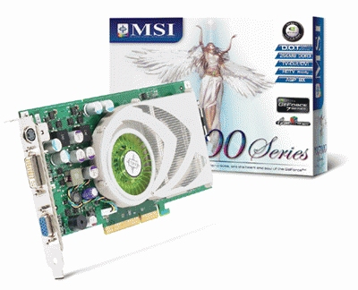 MSI Nvidia GeForce NX7800GS-TD256 256MB DDR3 RAM Video Card 7800 GS AGP, DVI – image 2