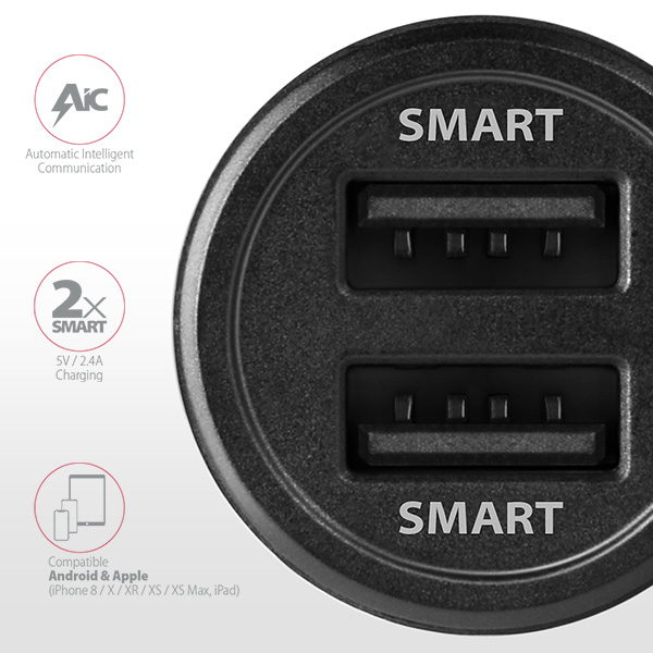 Axagon PWC-5V5 SMART Car charger – image 8