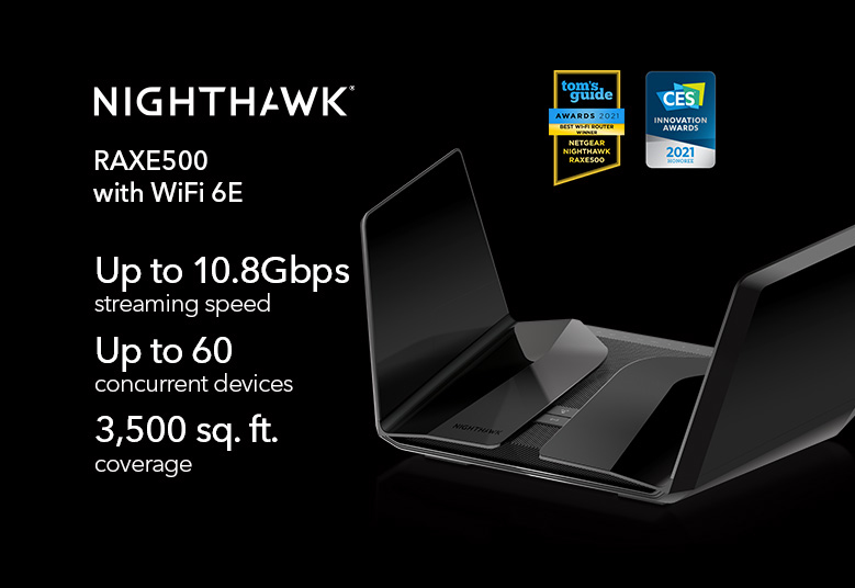 NETGEAR Nighthawk RAXE500-100APS wireless router Gigabit Ethernet Tri-band (2.4 GHz – image 4