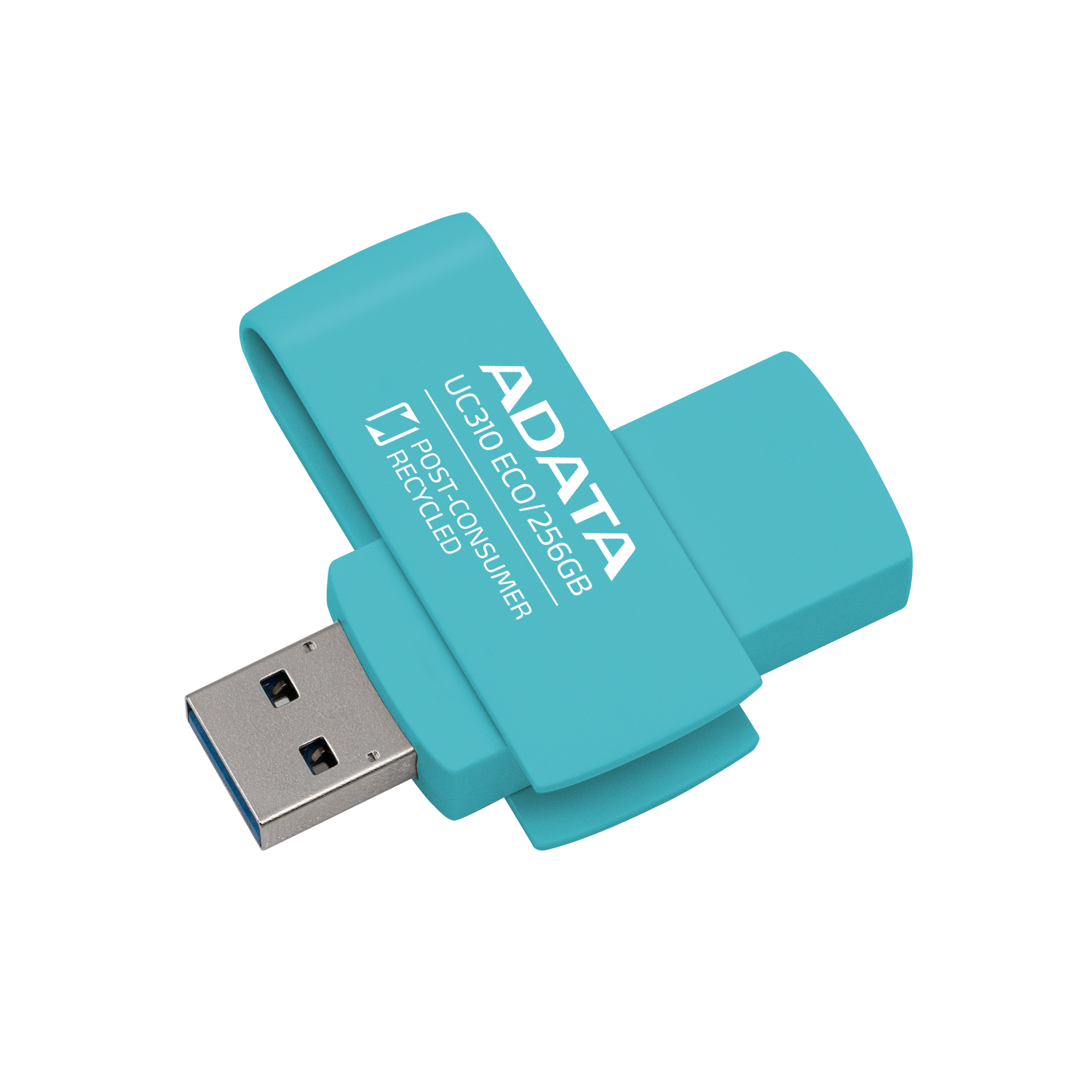Memoria USB ADATA UC310 ECO - 256GB - USB 3.2 - Verde - UC310E-256G-RGN