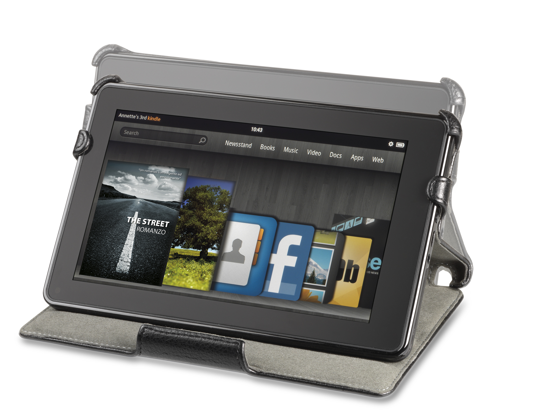 Cellularline VISIONKINDLEFIREBK tablet case Folio Black – image 3
