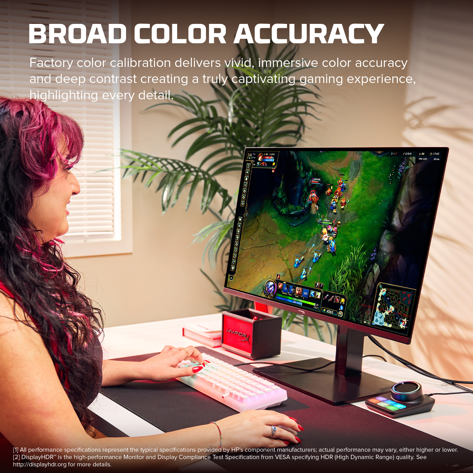 HyperX OMEN OLED 27 inch QHD 240Hz Gaming Monitor - OMEN OLED 27q – image 8