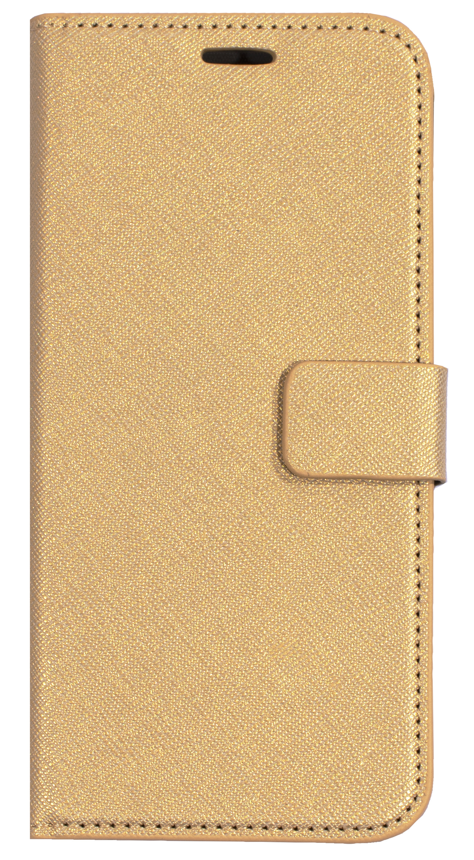 Mobiparts Saffiano Wallet Case Samsung Galaxy A6 (2018) Gold – image 2