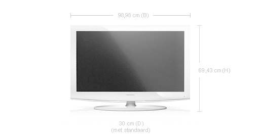 Samsung LE40A454C1 101.6 cm (40") HD White – image 2