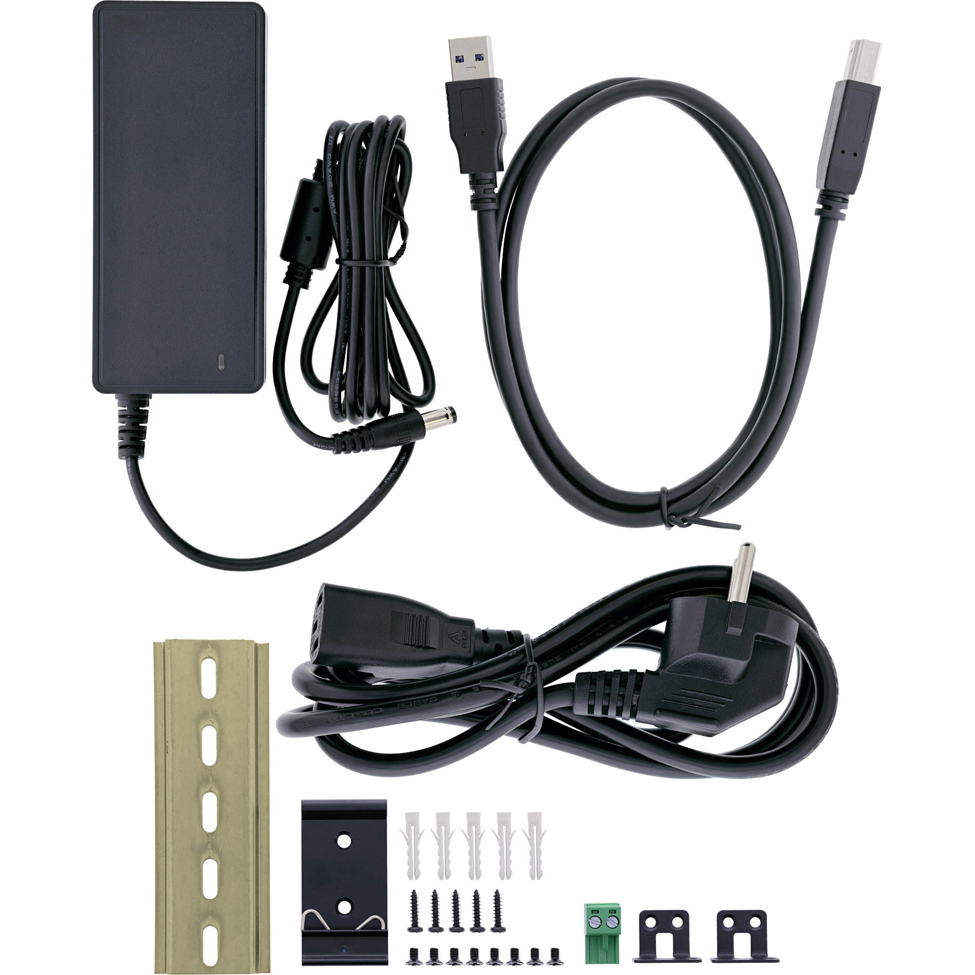 InLine 35396C interface hub USB 3.2 Gen 1 (3.1 Gen 1) Type-B 5000 Mbit/s Black – image 5