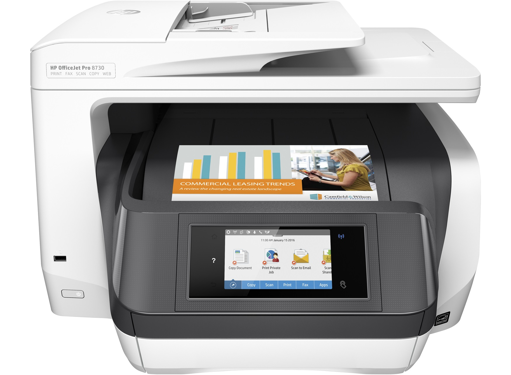 HP OfficeJet 8730 Thermal inkjet A4