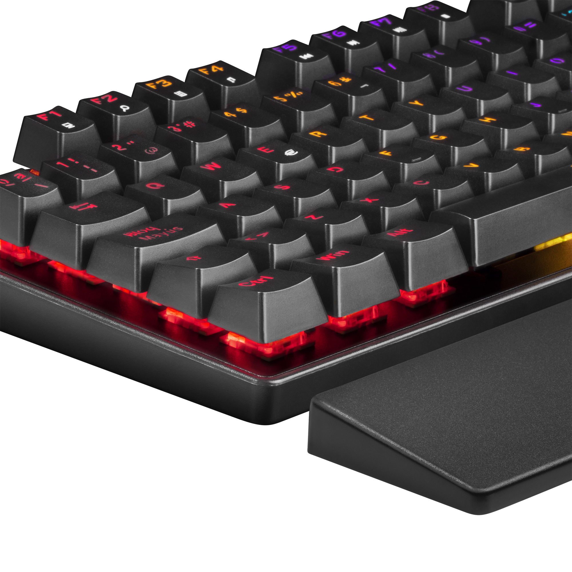 Mars Gaming MKXTKLBES Ultra-compact Mechanical Keyboard TKL RGB Wrist rest Switch OUTEMU SQ Blue Spanish Language – image 6