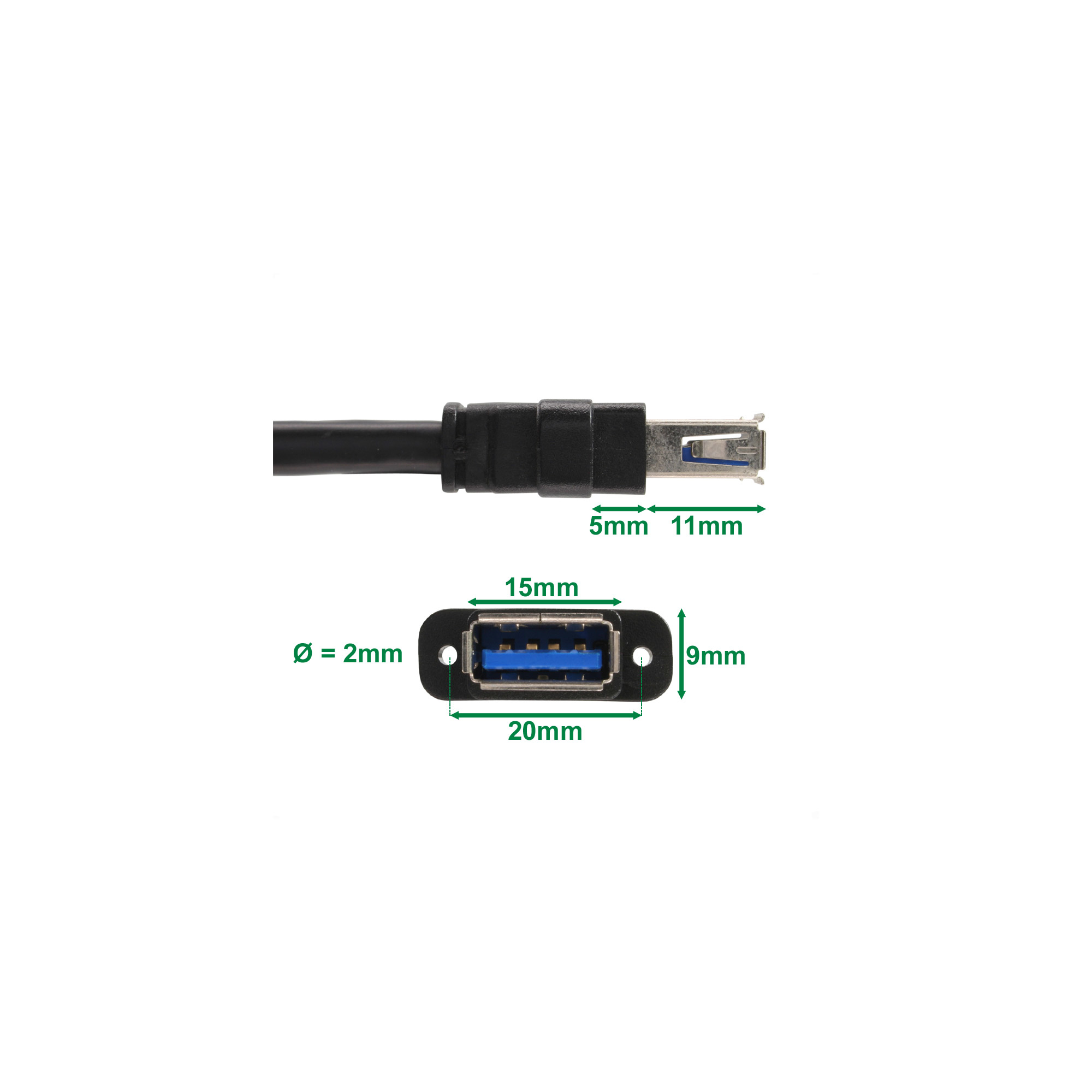 InLine Mini PCIe Card 4x USB 3.0 Interface Card – image 3