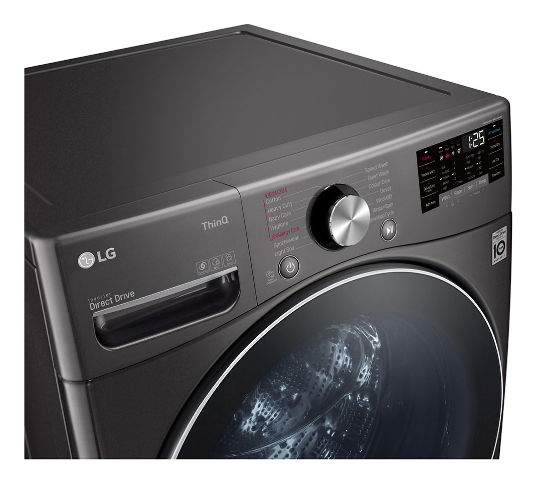 LG WS2112BST washer dryer Freestanding Front-load Silver – image 6