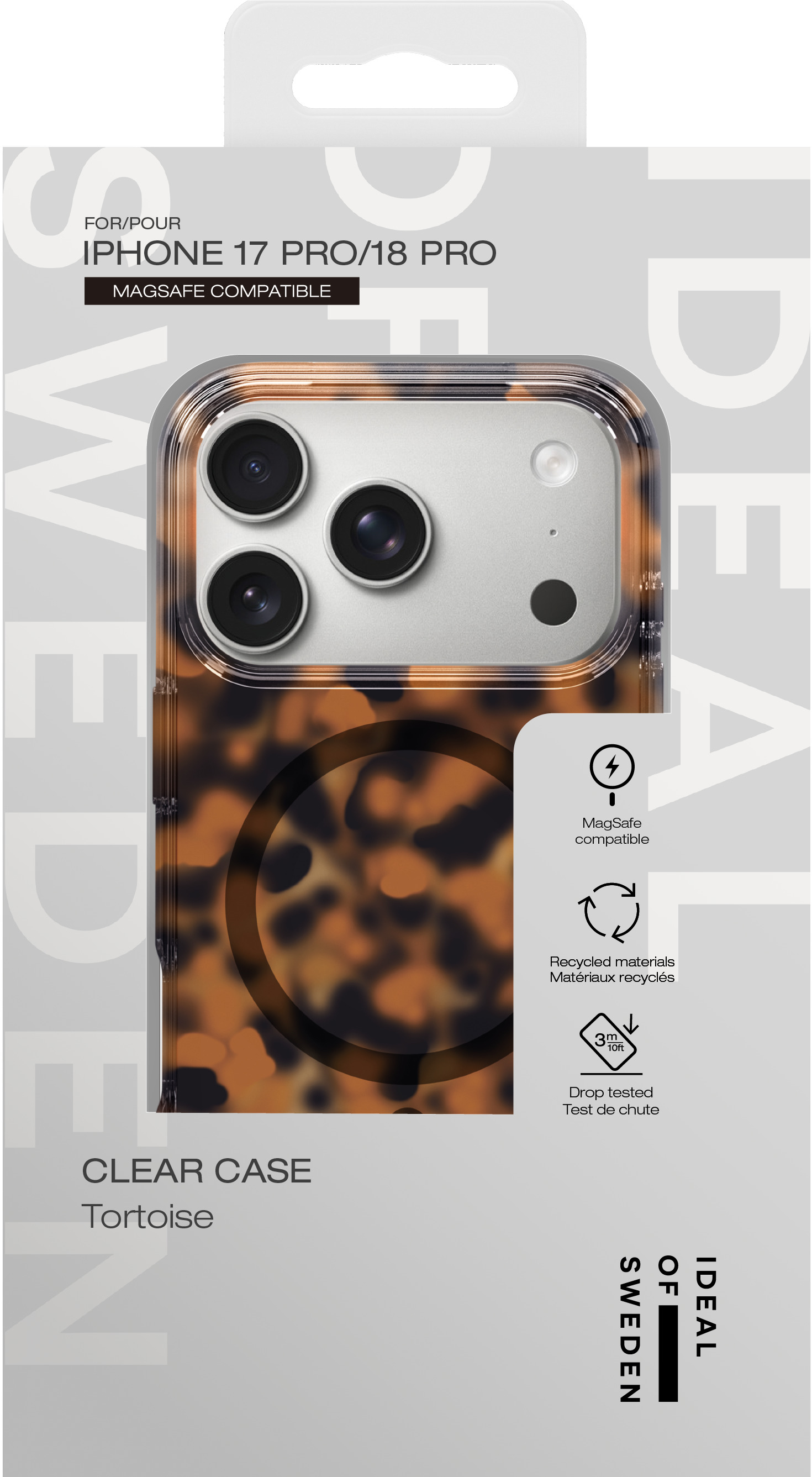 iDeal of Sweden Clear Case MagSafe iPhone 17 Pro / 18 Pro Tortoise – image 4