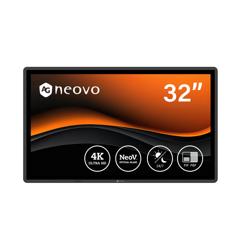 AG Neovo QX3202 écran de surveillance Caméra de surveillance cctv 81,3 cm (32") 3840 x 2160 pixels