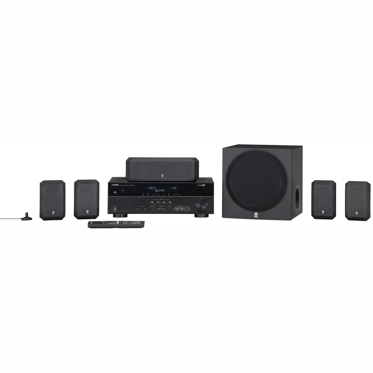 Yamaha YHT-397BL home cinema system 5.1 channels 3D Black – image 1