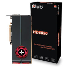 CLUB3D HD5850 1 GB GDDR5