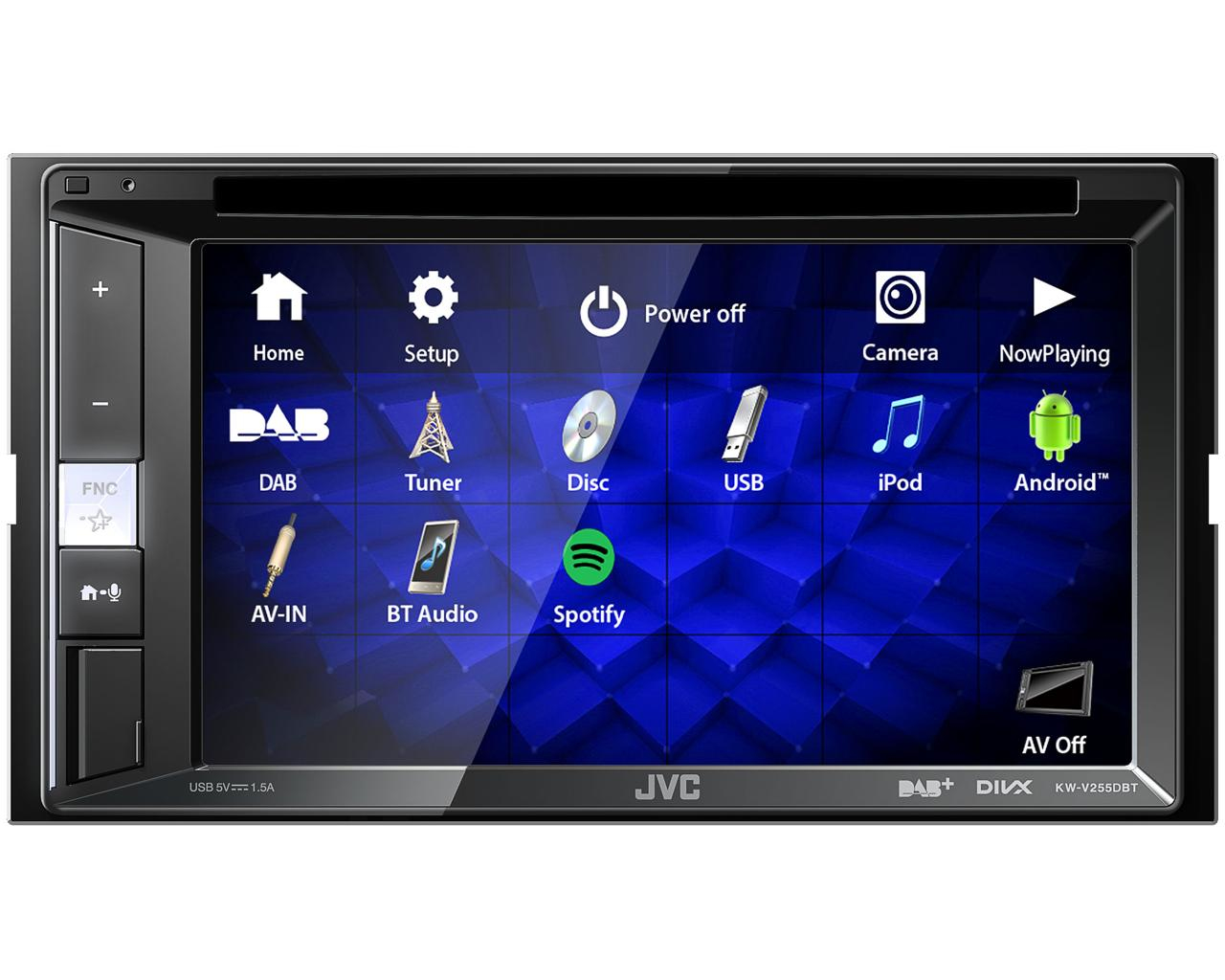 JVC KW-V255DBT 2DIN, CD/DVD/USB Multimedia system – image 4