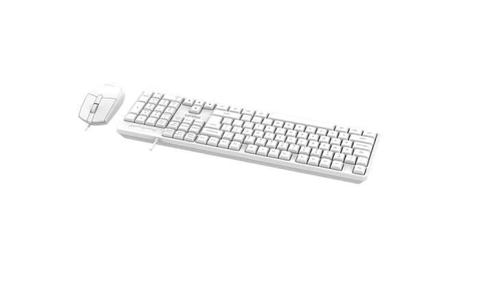 Philips 2000 series SPT6237W/93 keyboard Mouse included Universal USB QWERTY English White – image 3