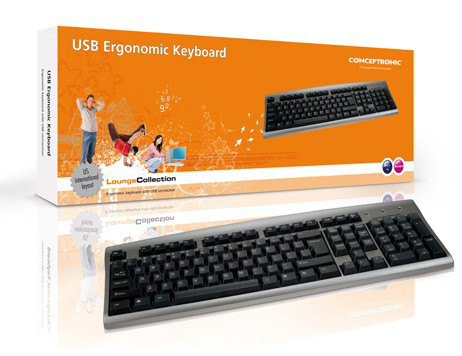 Conceptronic CKBUS keyboard USB QWERTY Black – image 2