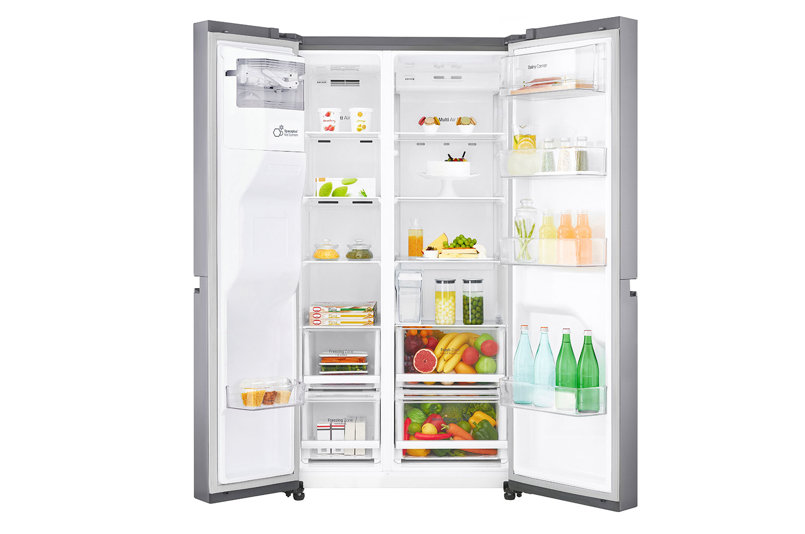 LG GSL481PZXZ side-by-side refrigerator Freestanding – image 3