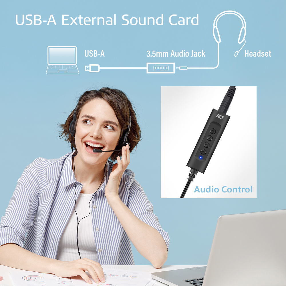 ACT USB-A External Sound Card – image 6