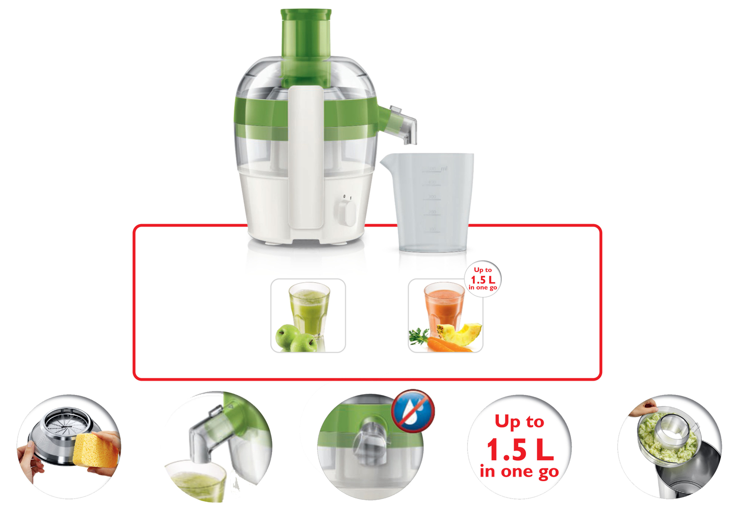 Philips Viva Collection HR1832/50 juice maker Juice extractor – image 5