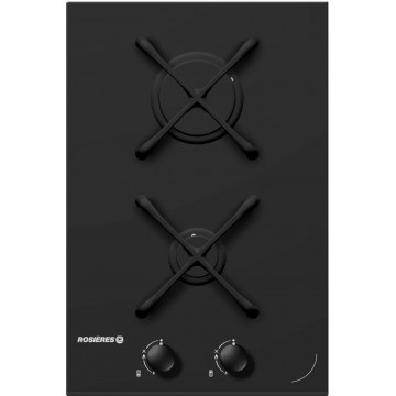 Rosieres RDVG342SF hob Black Built-in Gas 2 zone(s)