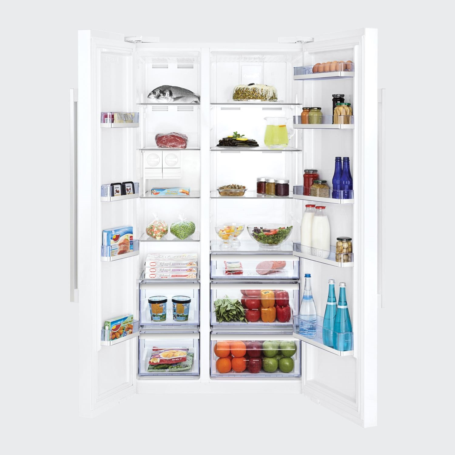 Beko GN163120 side-by-side refrigerator Freestanding – image 3