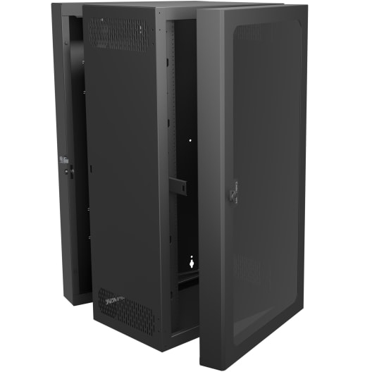 Middle Atlantic CWR-26-30PD4 rack cabinet 26U Wall mounted rack Black – image 1