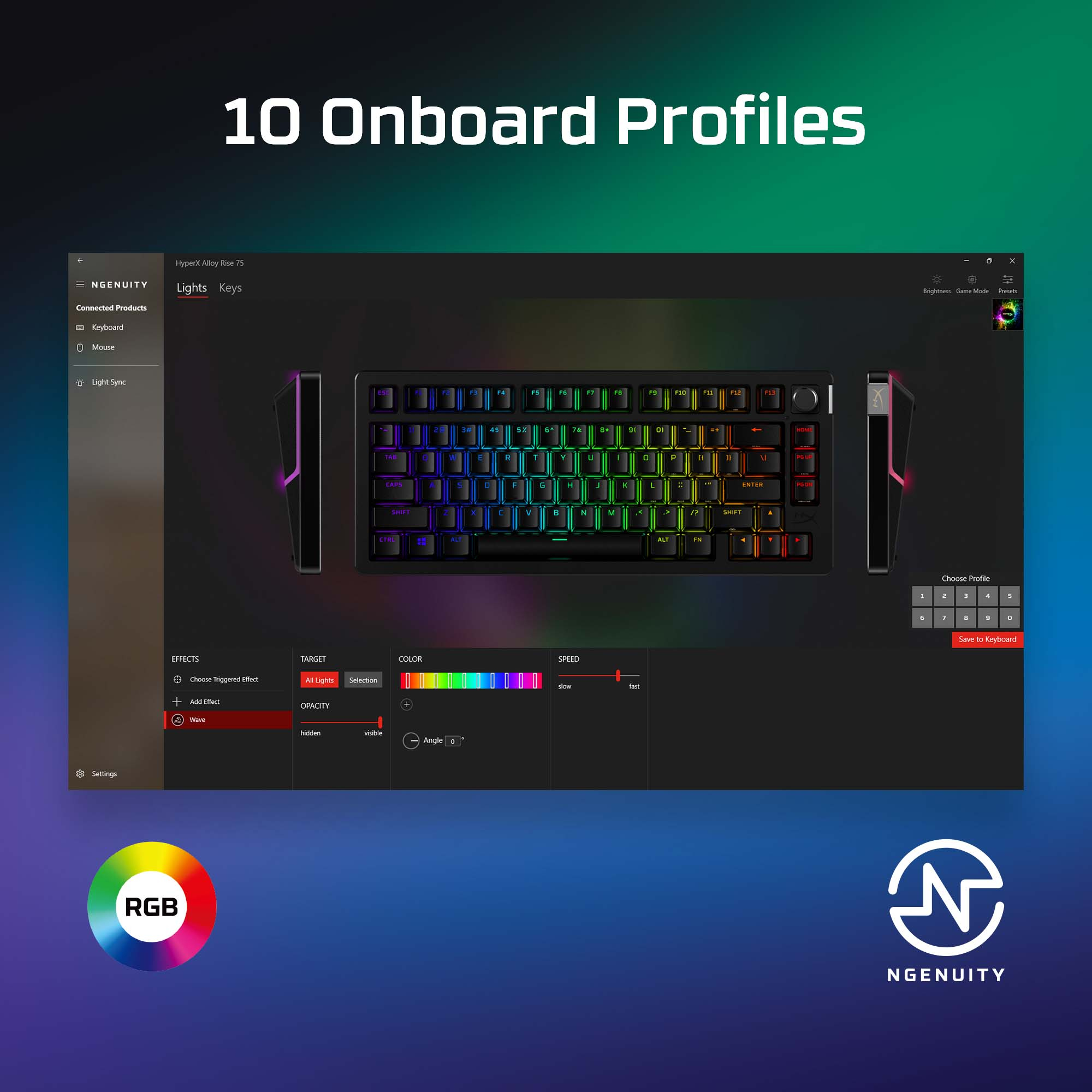 HyperX Alloy Rise Gaming Keyboard 75 – image 7