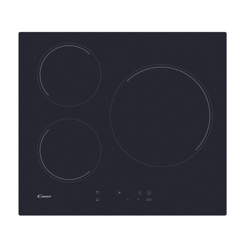 Candy CIB632C hob Black Built-in Zone induction hob 3 zone(s)