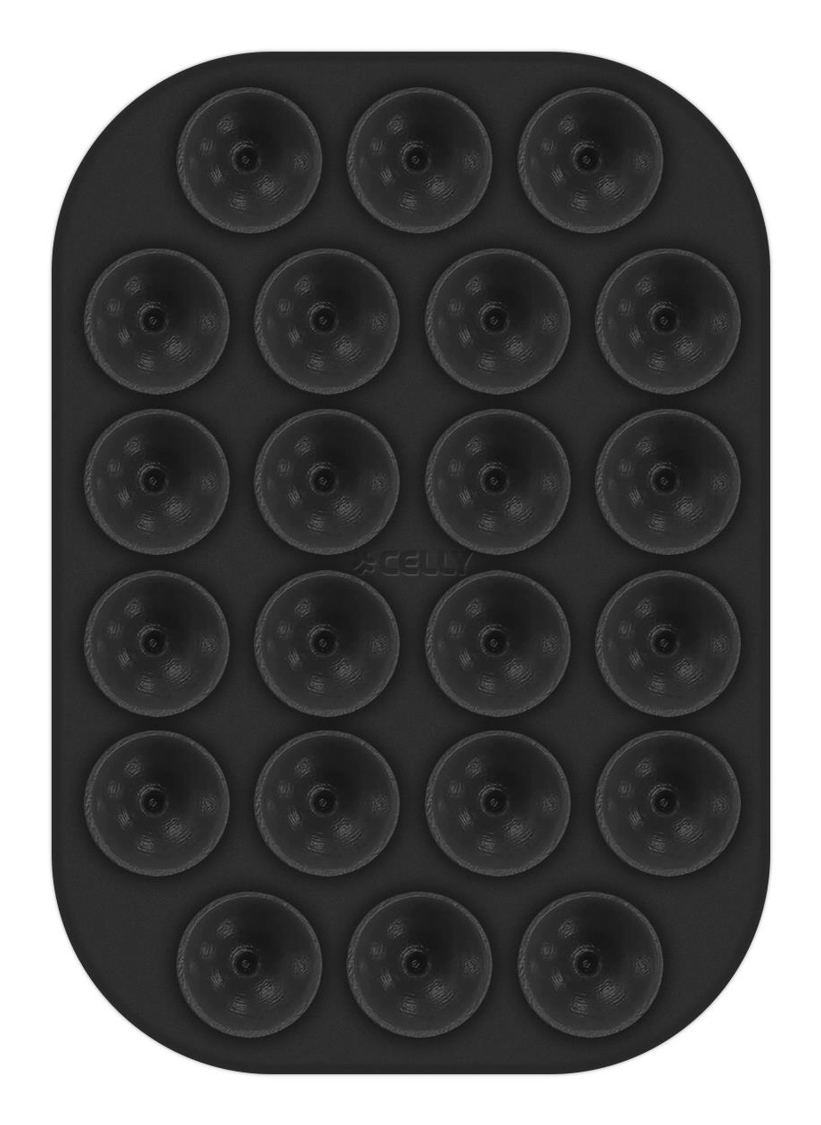 Celly FIXSQUAREBK supporto per personal communication Supporto passivo Telefono cellulare/smartphone Nero