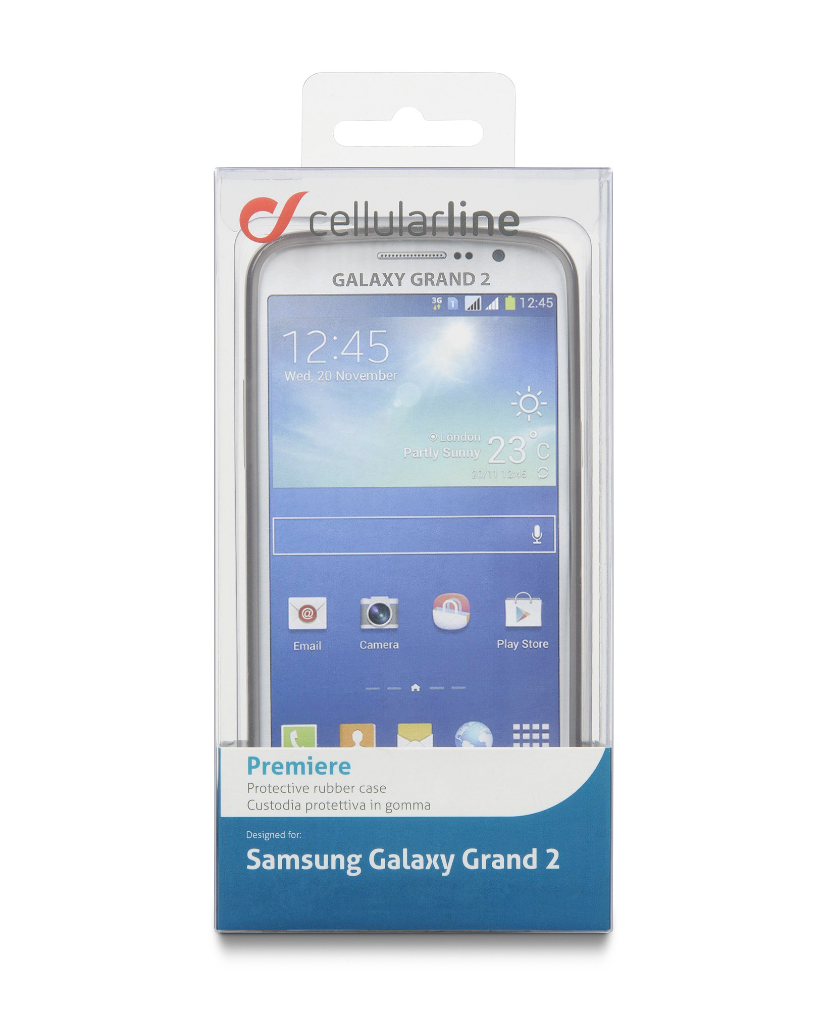 Cellularline Premiere Galaxy Grand 2 G7105- Transparent – image 2
